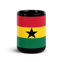 Load image into Gallery viewer, Ghana Flag Mug (Black)
